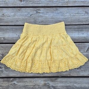 American Eagle Outfitters Sunny Yellow Skater Skirt